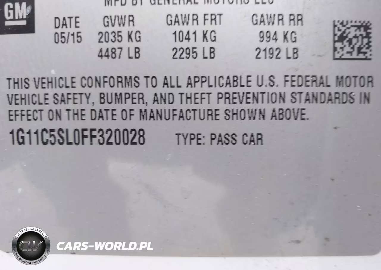 2015 Chevrolet Malibu 1Lt VIN:1G11C5SL0FF320028 - 9