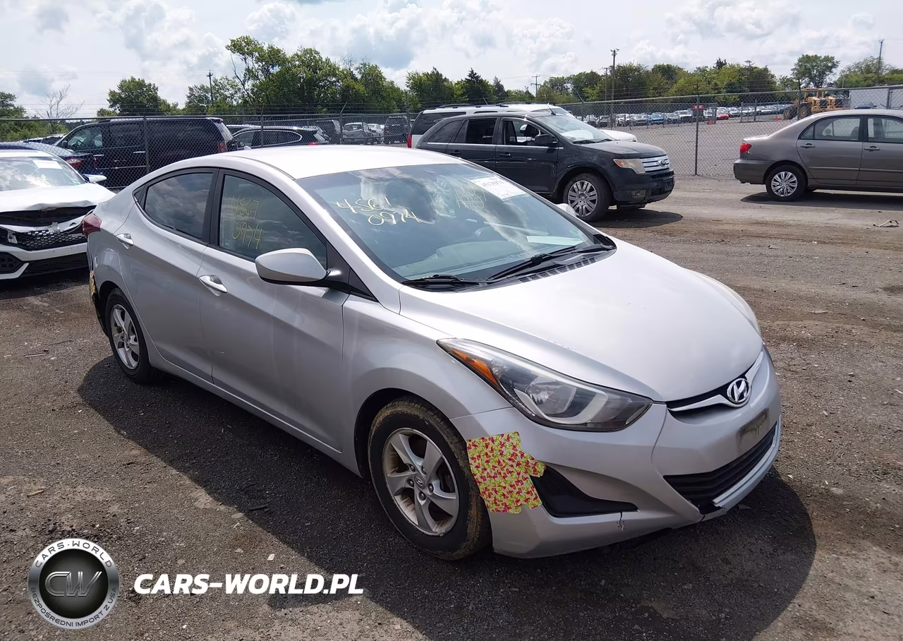 2014 Hyundai Elantra Se VIN:5NPDH4AE0EH456697 - 1