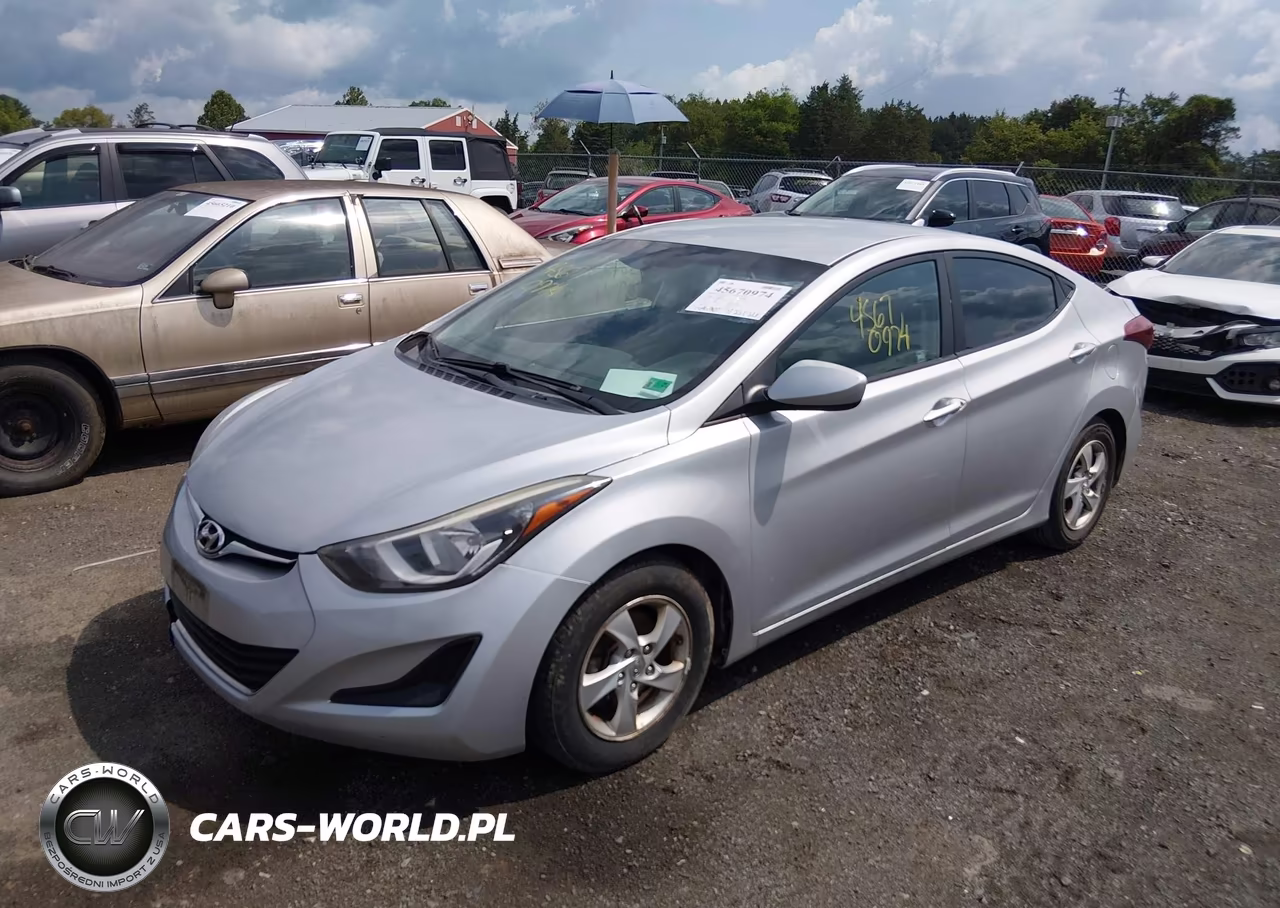 2014 Hyundai Elantra Se VIN:5NPDH4AE0EH456697 - 2