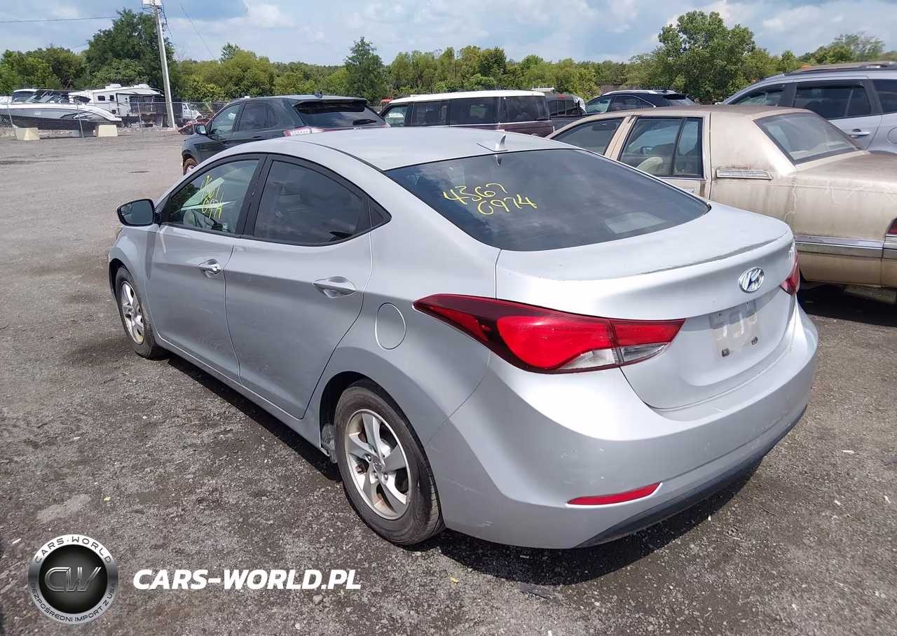 2014 Hyundai Elantra Se VIN:5NPDH4AE0EH456697 - 3