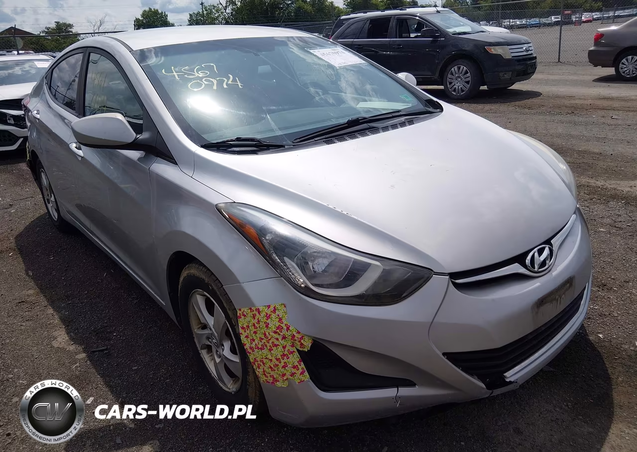 2014 Hyundai Elantra Se VIN:5NPDH4AE0EH456697 - 6