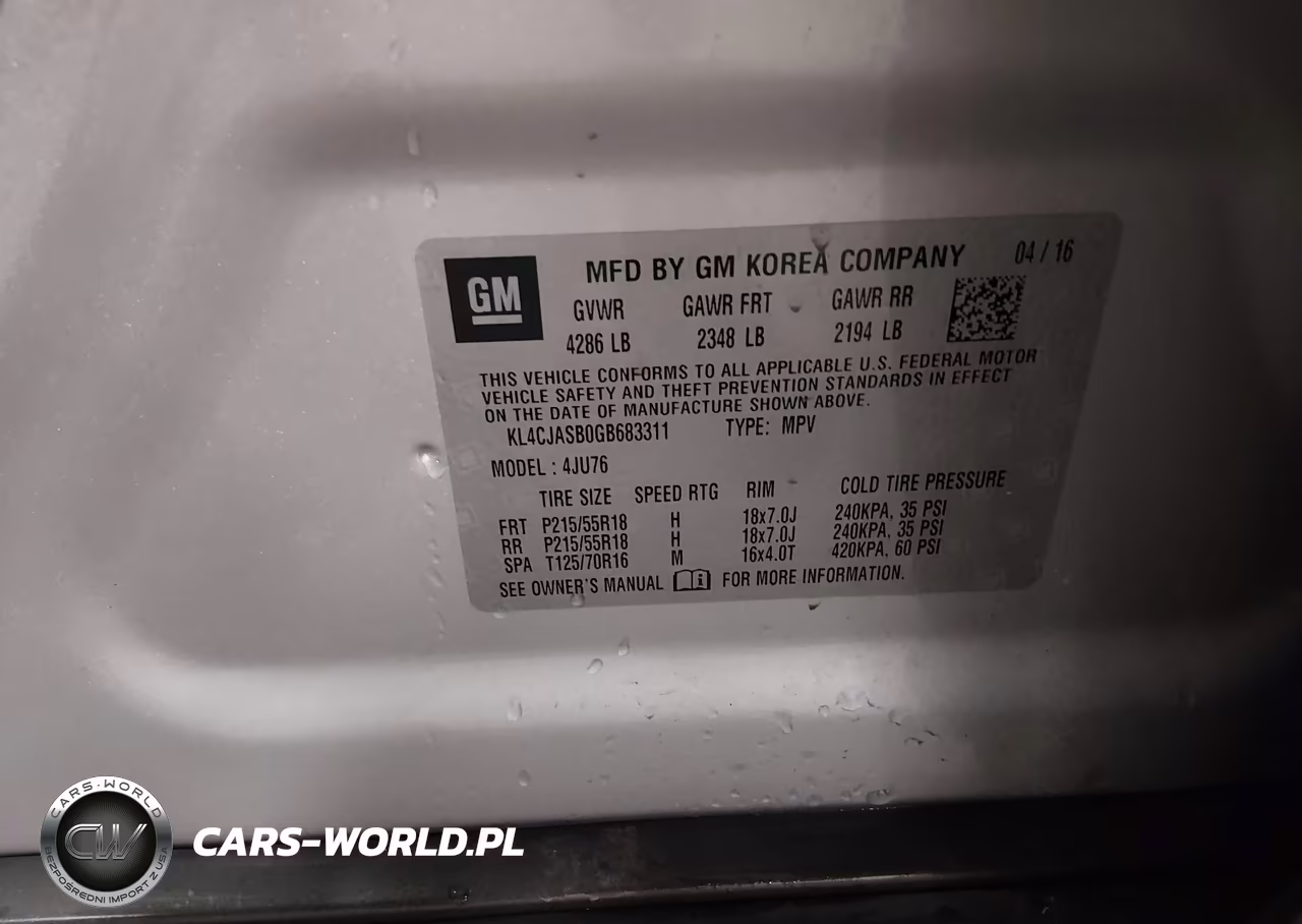 2016 Buick Encore VIN:KL4CJASB0GB683311 - 9
