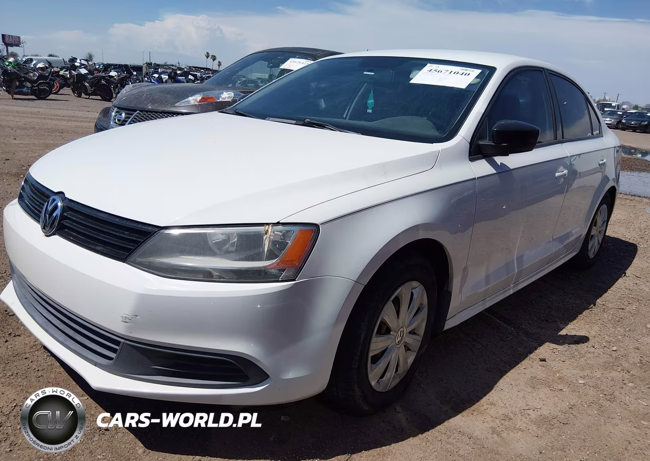 2014 Volkswagen Jetta 2.0L S VIN:3VW2K7AJ9EM424412 - 2