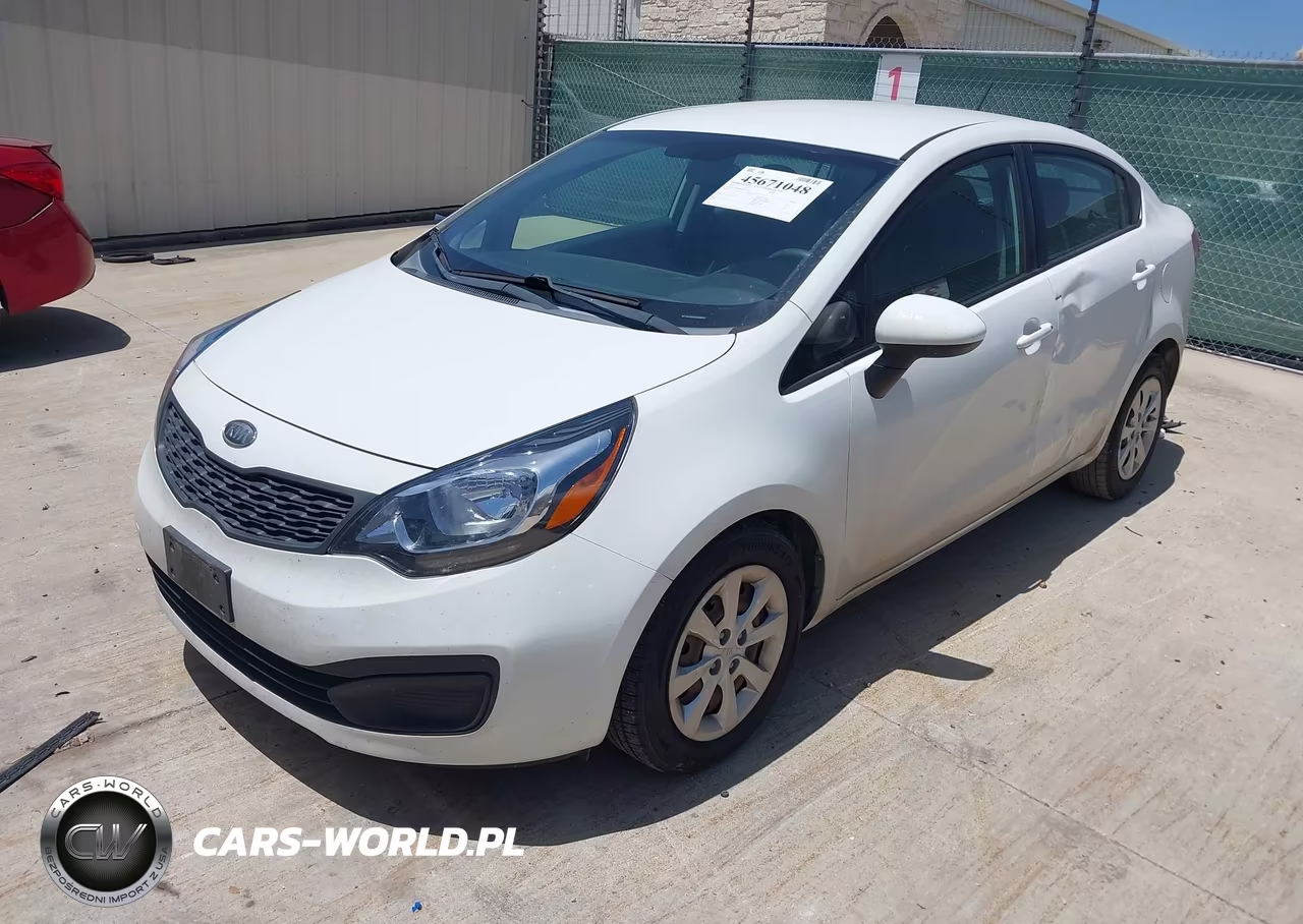 2012 Kia Rio Lx VIN:KNADM4A34C6093173 - 2