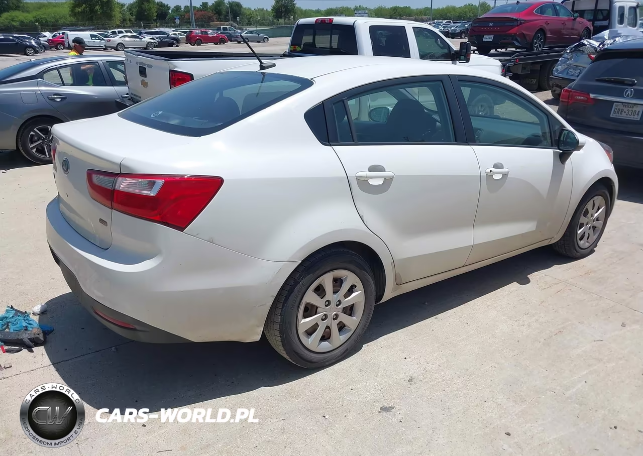 2012 Kia Rio Lx VIN:KNADM4A34C6093173 - 4