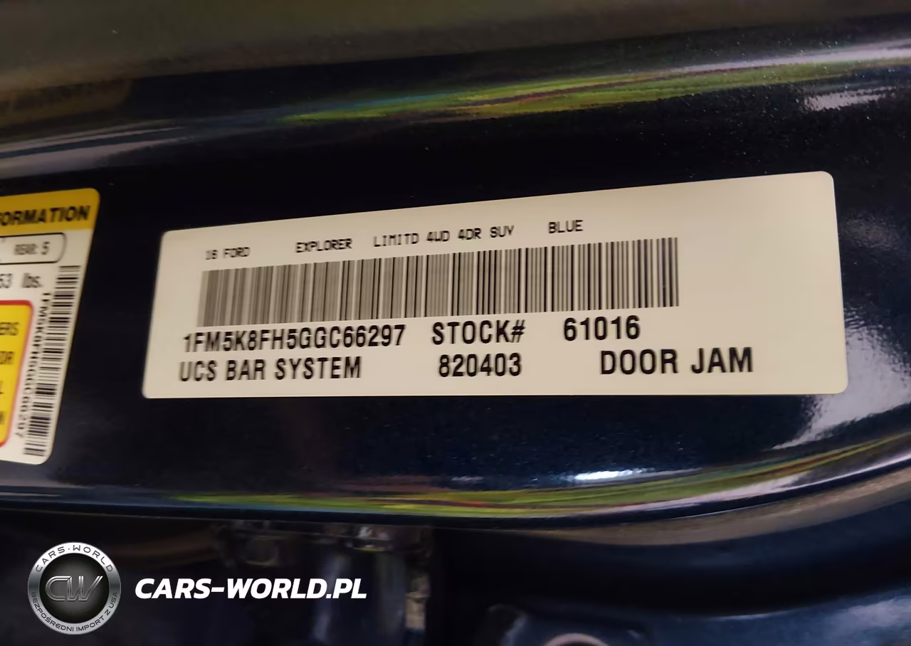 2016 Ford Explorer Limited VIN:1FM5K8FH5GGC66297 - 9