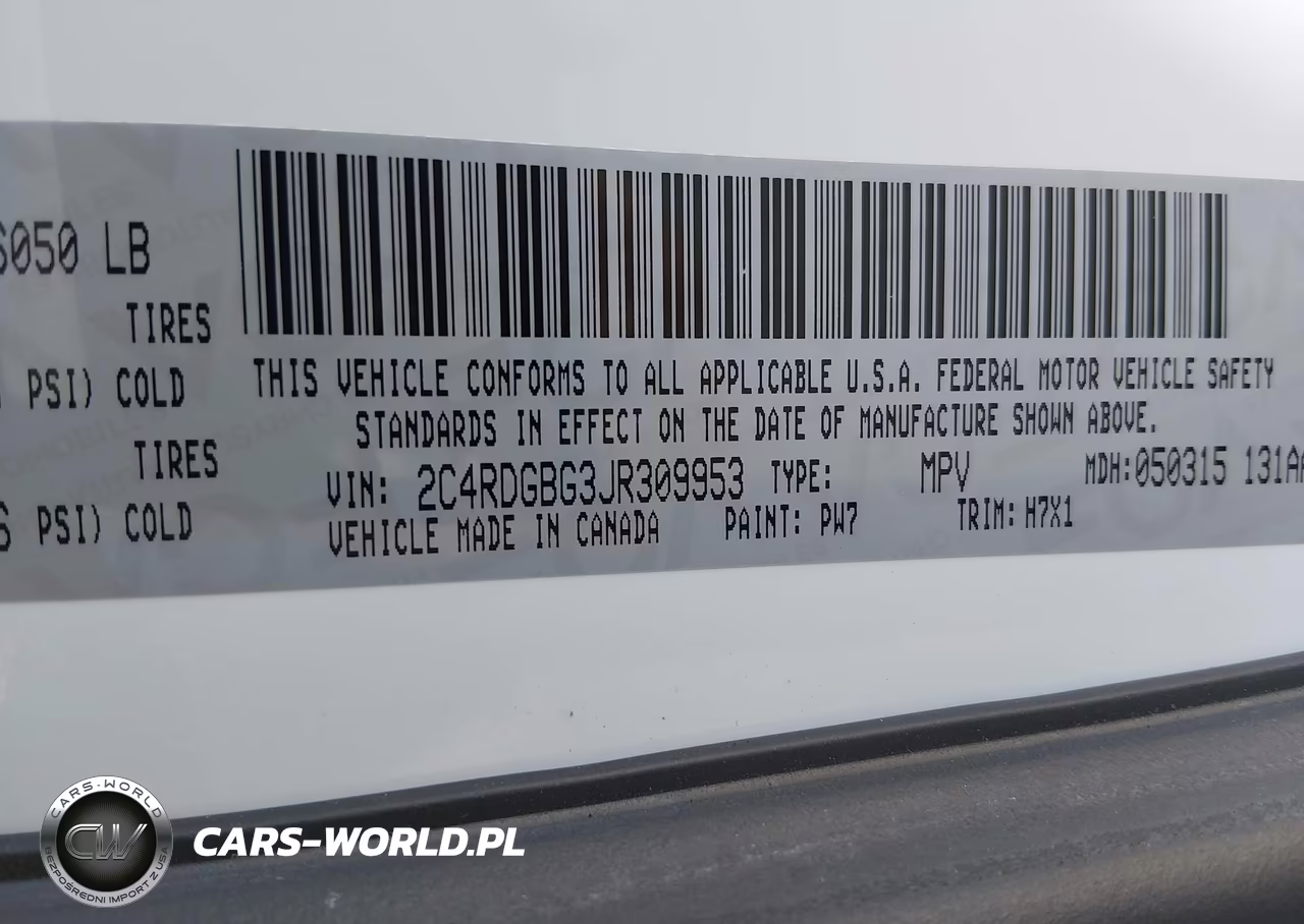 2018 Dodge Grand Caravan Se VIN:2C4RDGBG3JR309953 - 9