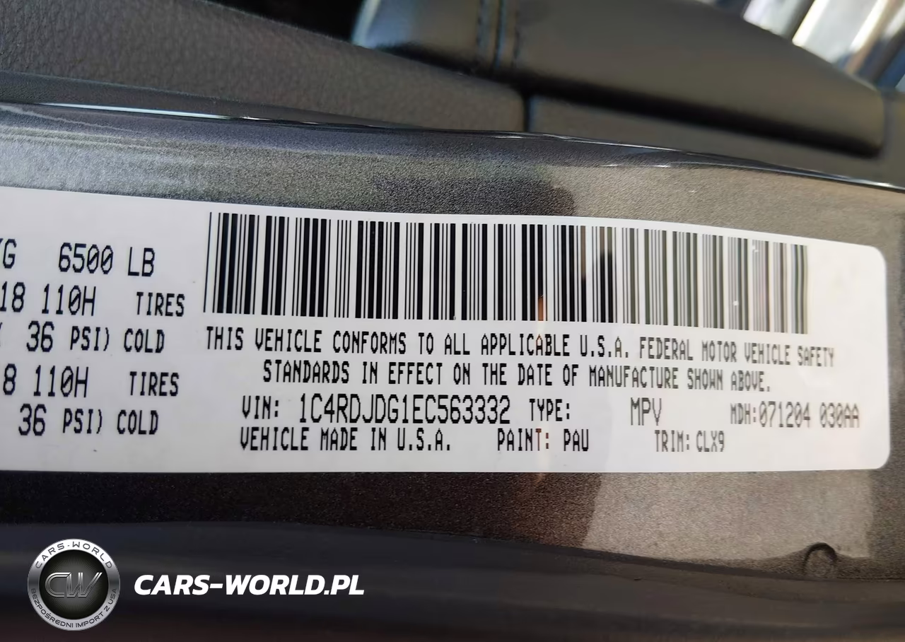 2014 Dodge Durango Limited VIN:1C4RDJDG1EC563332 - 9