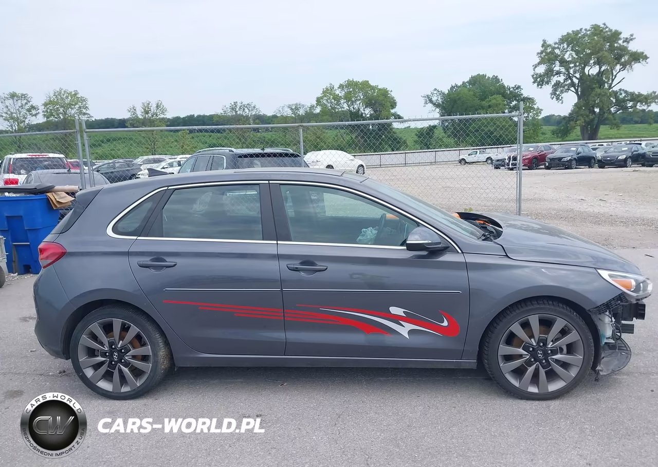 2018 Hyundai Elantra Gt Sport VIN:KMHH55LC3JU032308 - 13