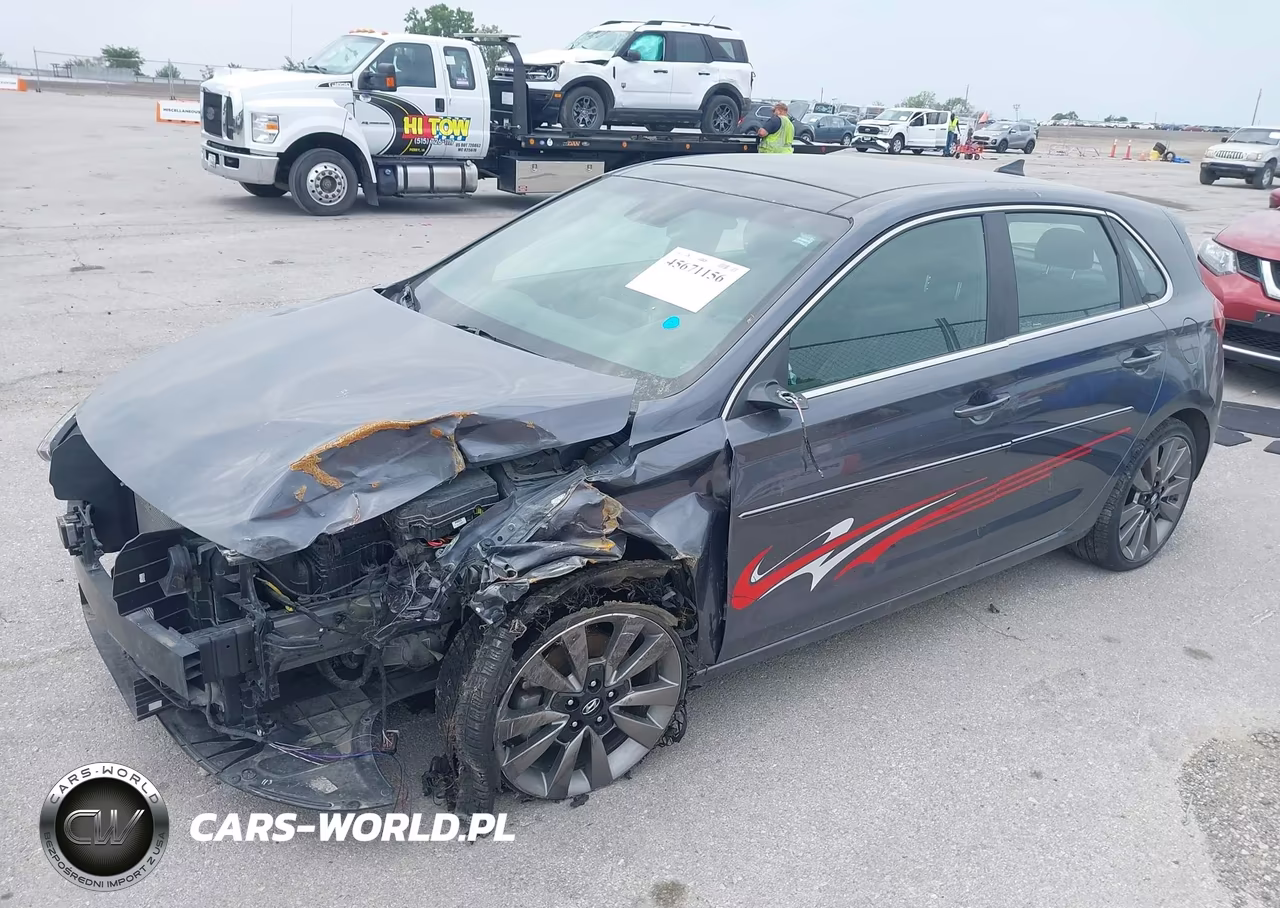 2018 Hyundai Elantra Gt Sport VIN:KMHH55LC3JU032308 - 2