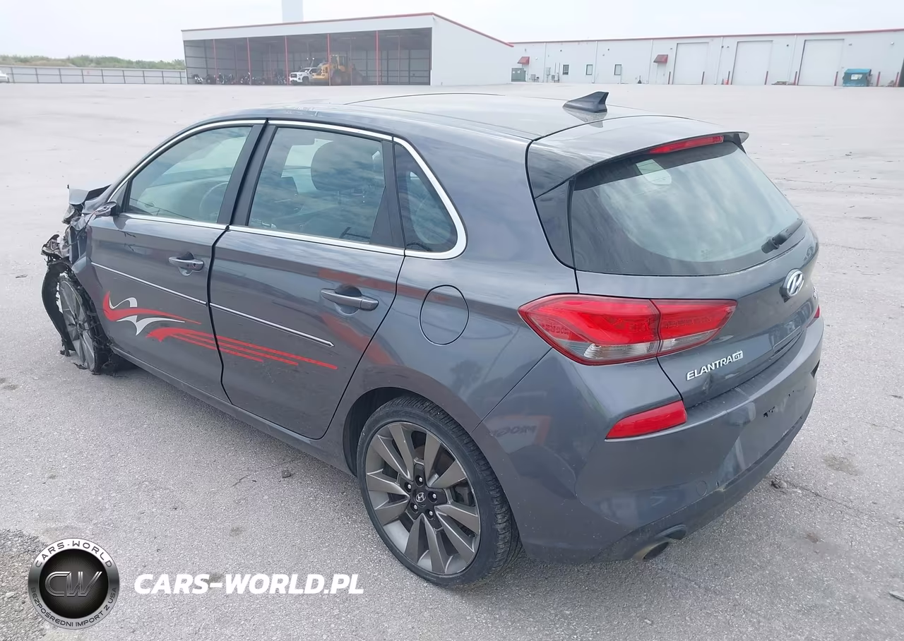 2018 Hyundai Elantra Gt Sport VIN:KMHH55LC3JU032308 - 3