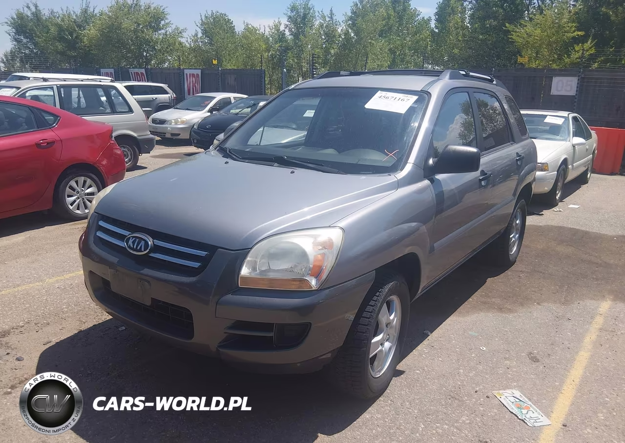 2008 Kia Sportage Lx VIN:KNDJF724687503837 - 2