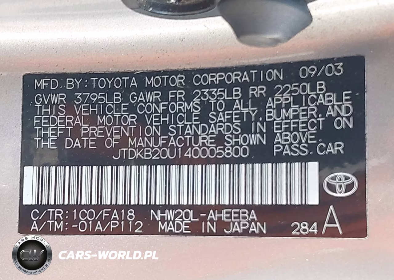 2004 Toyota Prius VIN:JTDKB20U140005800 - 9