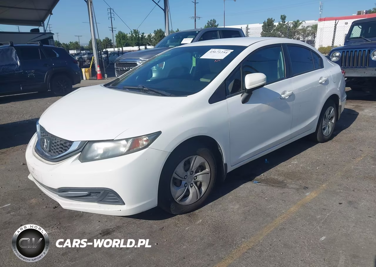 2014 Honda Civic Lx VIN:19XFB2F54EE221148 - 2