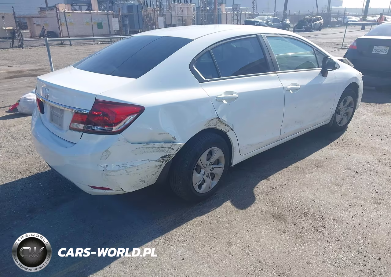 2014 Honda Civic Lx VIN:19XFB2F54EE221148 - 4