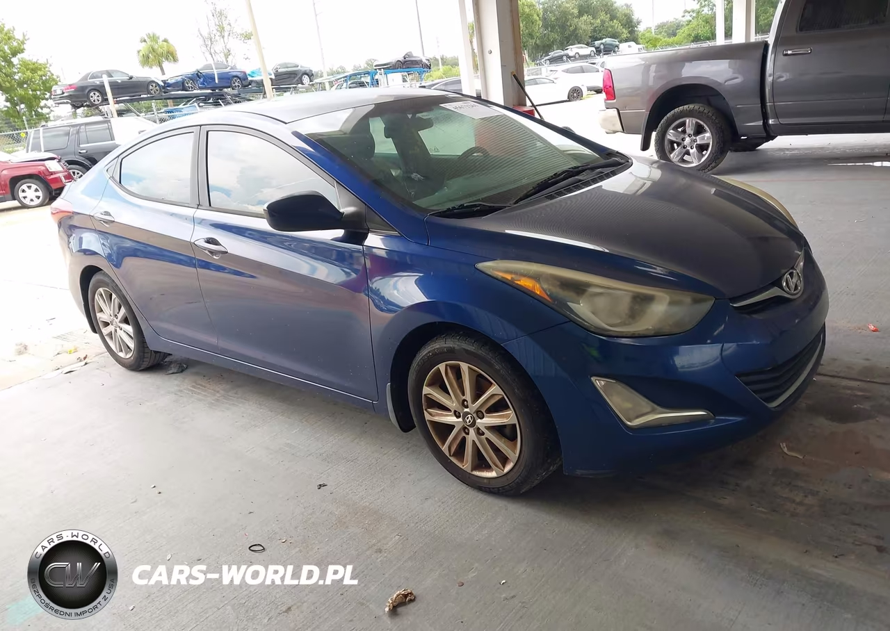 2015 Hyundai Elantra Se VIN:5NPDH4AEXFH606896 - 1