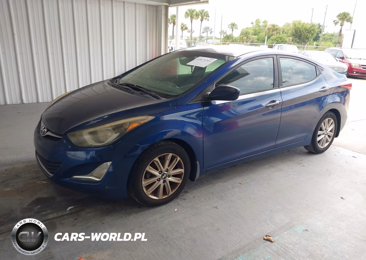 2015 Hyundai Elantra Se VIN:5NPDH4AEXFH606896 - 2