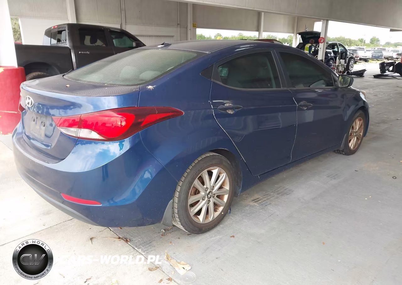2015 Hyundai Elantra Se VIN:5NPDH4AEXFH606896 - 4
