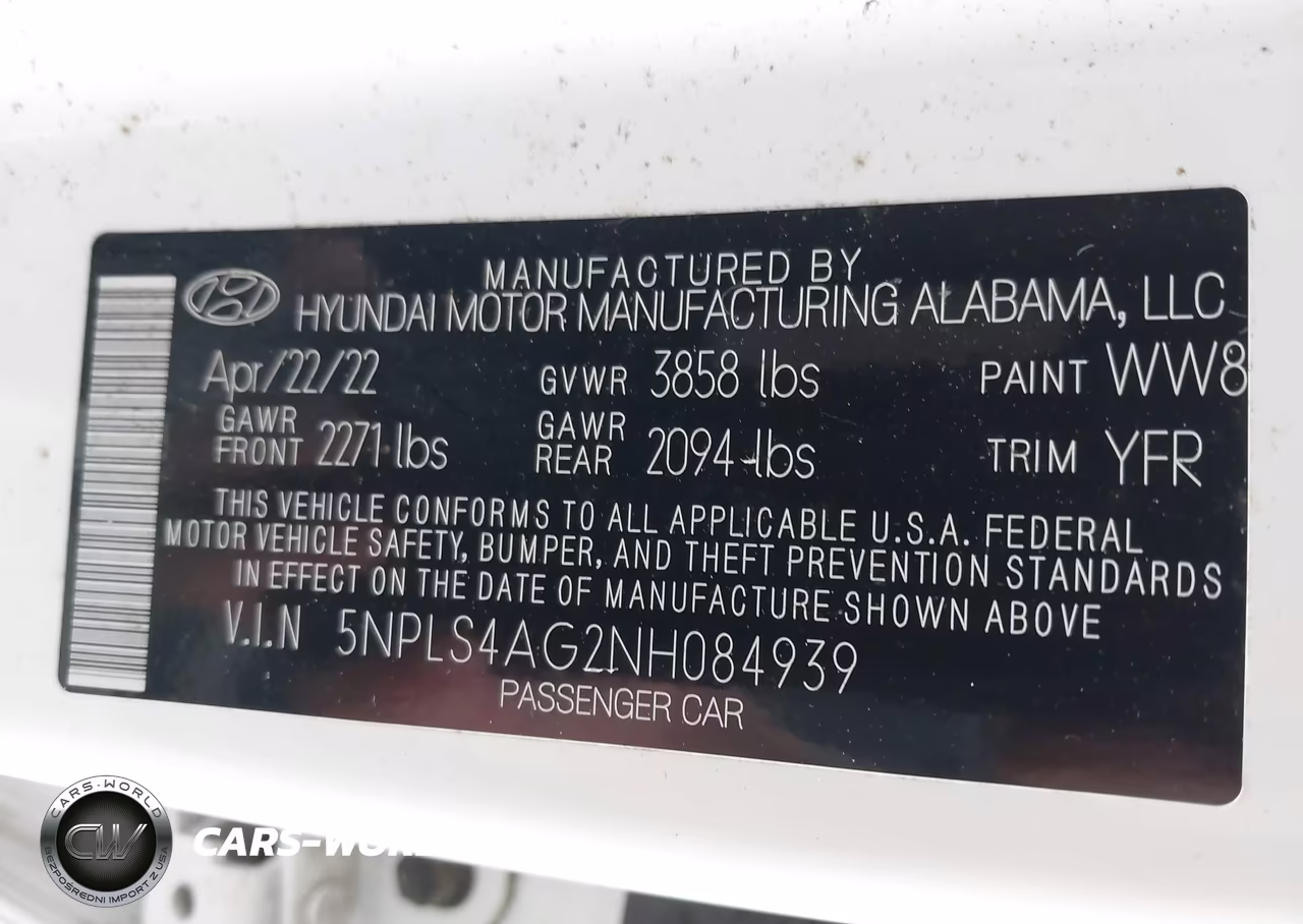 2022 Hyundai Elantra Sel VIN:5NPLS4AG2NH084939 - 9