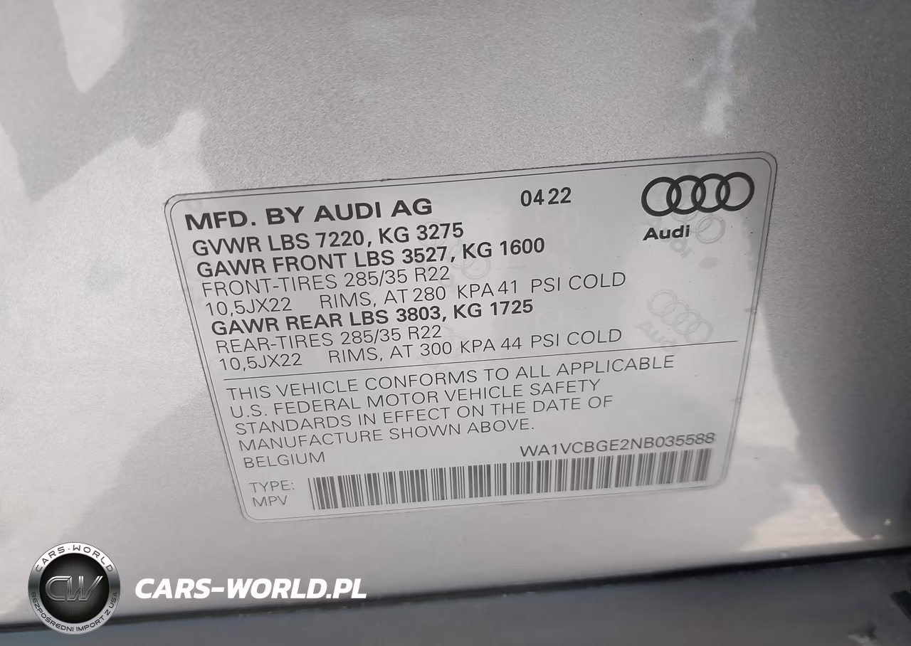 2022 Audi E-Tron S Prestige Quattro VIN:WA1VCBGE2NB035588 - 9