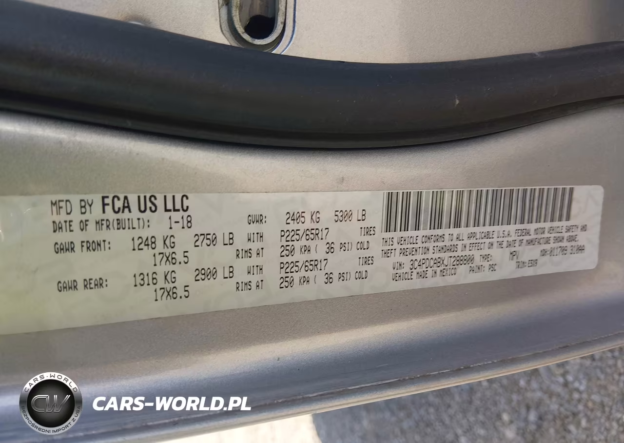 2018 Dodge Journey Se VIN:3C4PDCABXJT288800 - 9