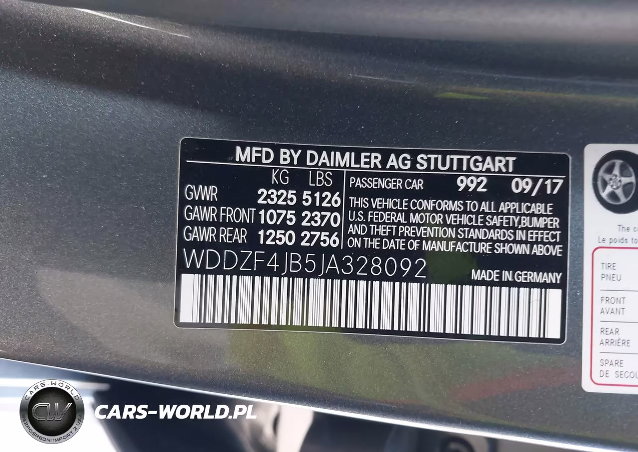 2018 Mercedes-Benz E 300 VIN:WDDZF4JB5JA328092 - 9