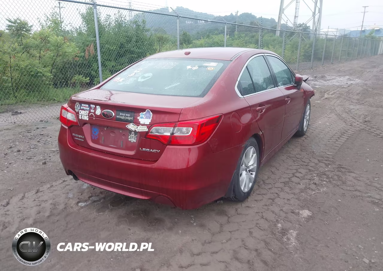 2015 Subaru Legacy 2.5I Premium VIN:4S3BNBE64F3018477 - 4