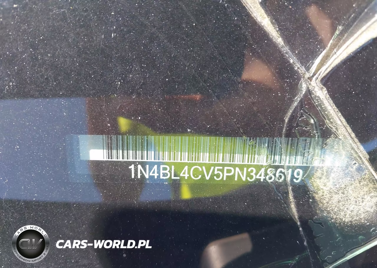 2023 Nissan Altima Sr Fwd VIN:1N4BL4CV5PN348619 - 9