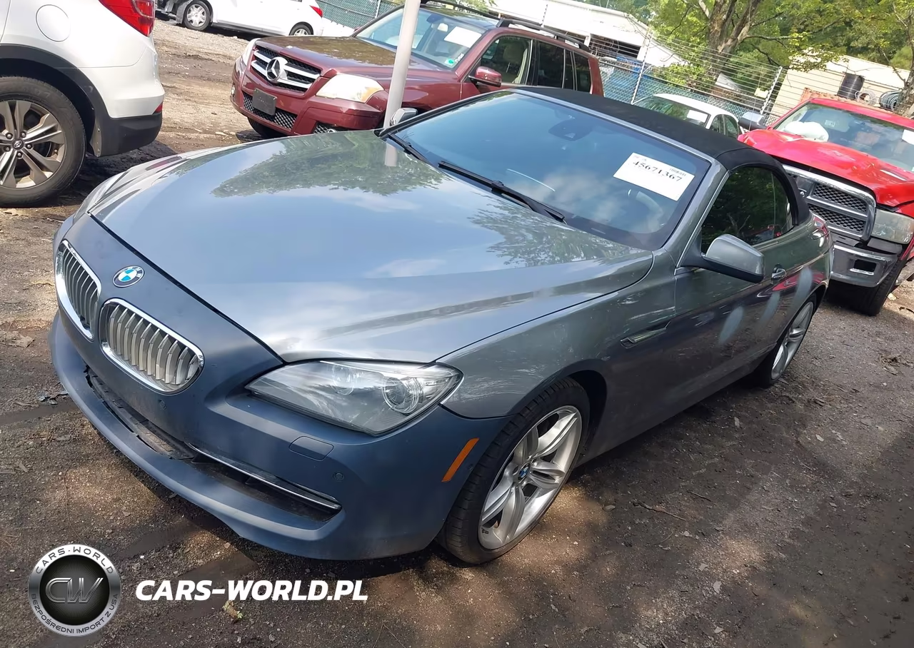 2012 BMW 650I VIN:WBALZ3C56CDL71752 - 2