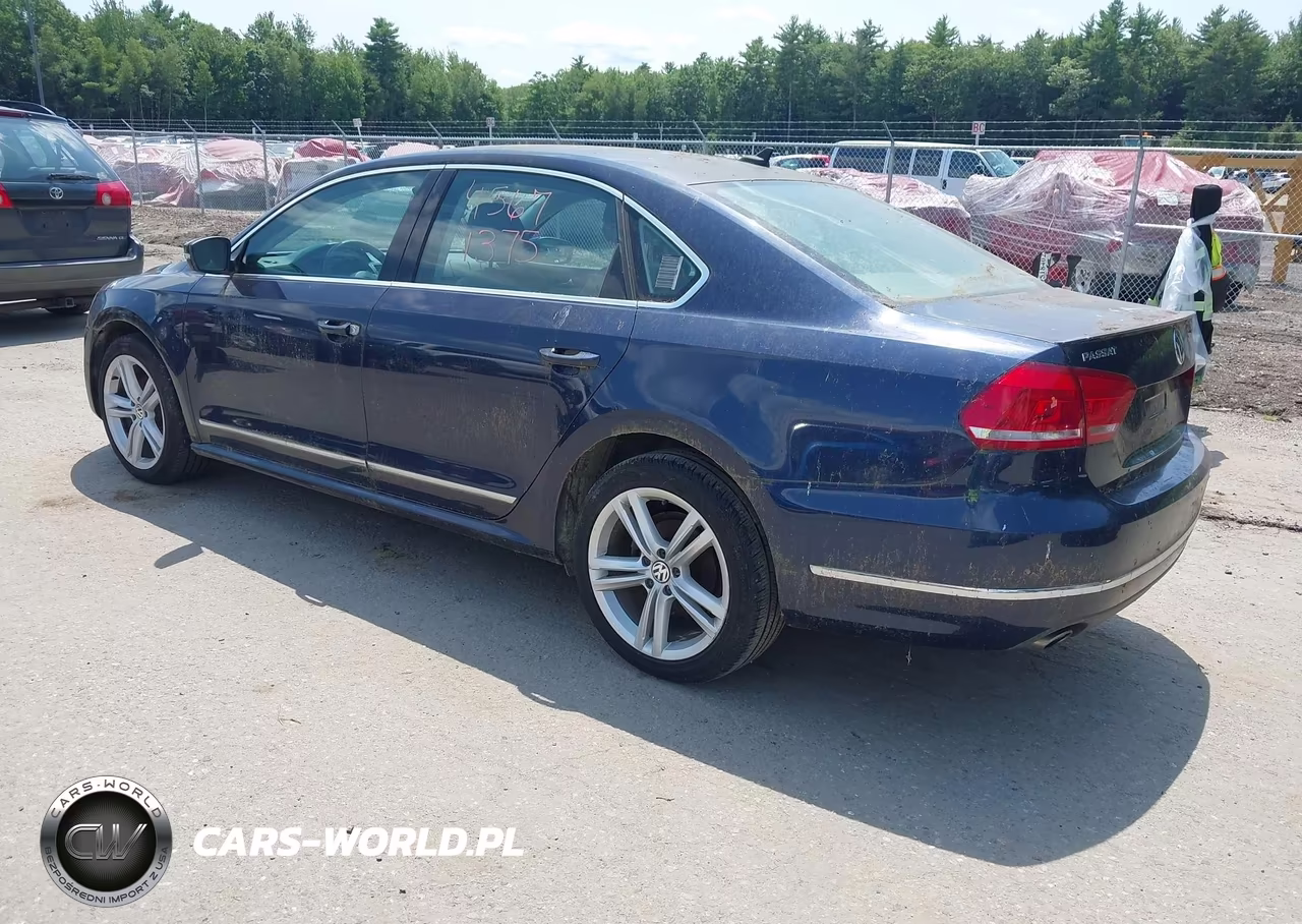 2013 Volkswagen Passat 2.0L Tdi Sel Premium VIN:1VWCN7A36DC081510 - 3