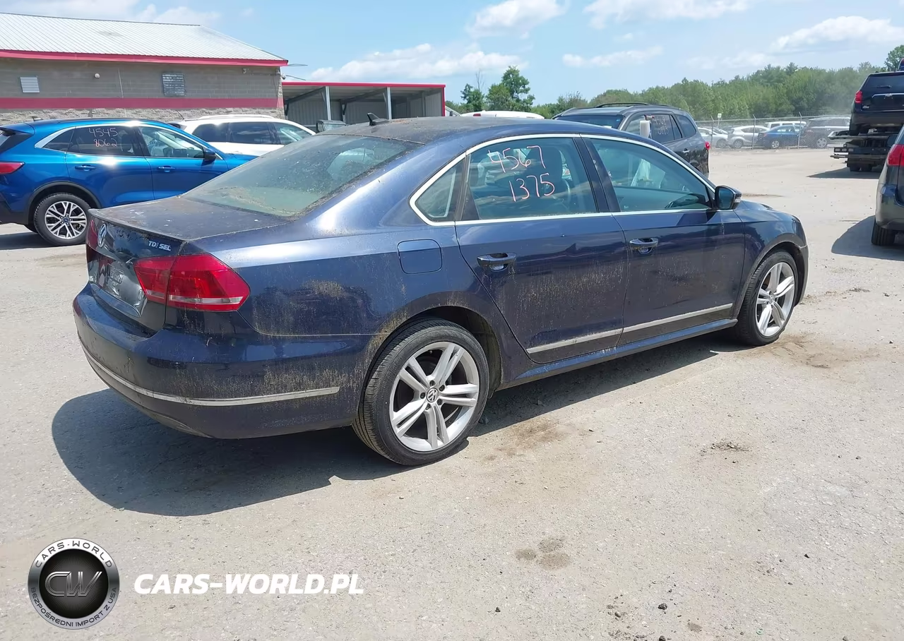 2013 Volkswagen Passat 2.0L Tdi Sel Premium VIN:1VWCN7A36DC081510 - 4