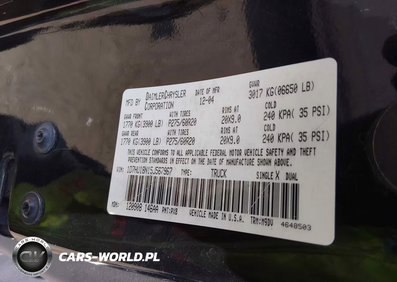 2005 Dodge Ram 1500 Slt-Laramie VIN:1D7HU18N15J567967 - 9