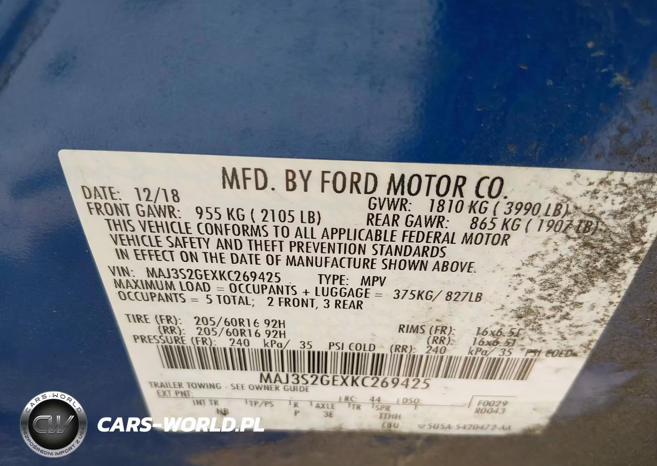 2019 Ford Ecosport Se VIN:MAJ3S2GEXKC269425 - 9