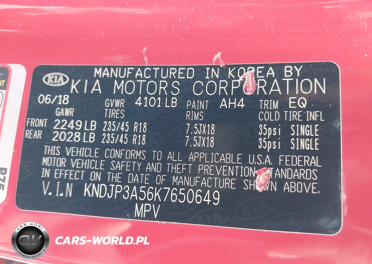 2019 Kia Soul + VIN:KNDJP3A56K7650649 - 9