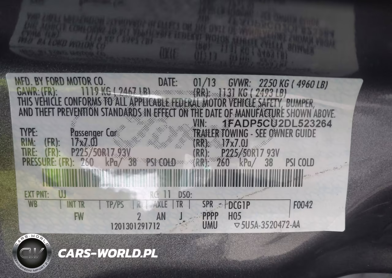 2013 Ford C-Max Energi Sel VIN:1FADP5CU2DL523264 - 9