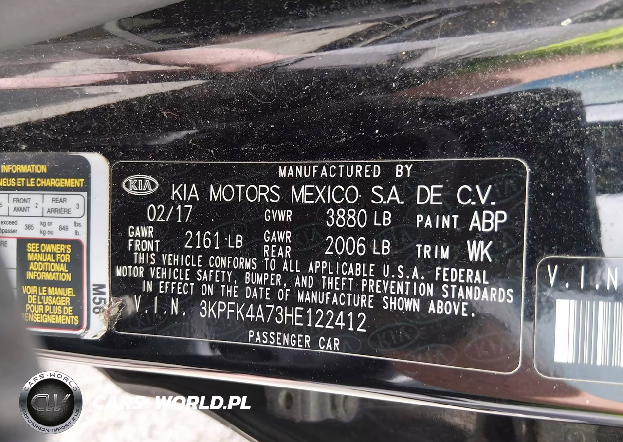 2017 Kia Forte Lx VIN:3KPFK4A73HE122412 - 9