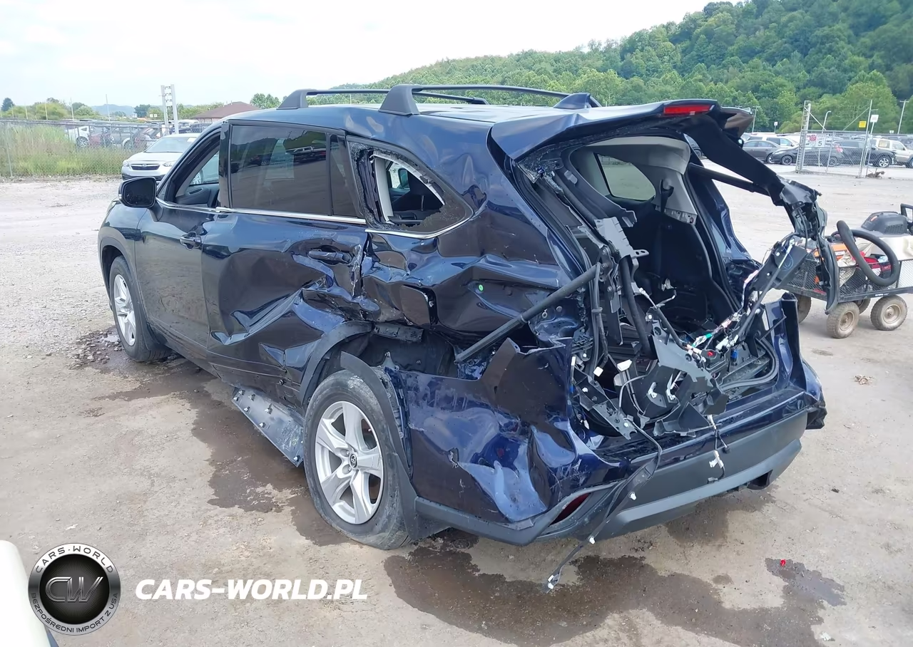 2021 Toyota Highlander Le VIN:5TDBZRBH0MS156158 - 3