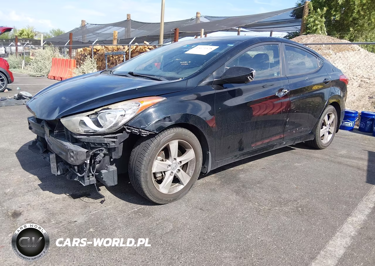 2013 Hyundai Elantra Gls VIN:KMHDH4AEXDU604192 - 2