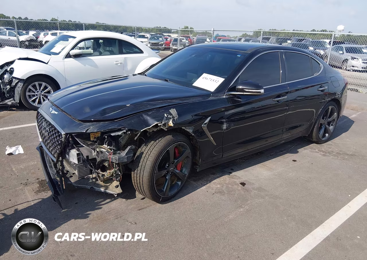 2019 Genesis G70 3.3T Advanced VIN:KMTG34LE9KU027585 - 2