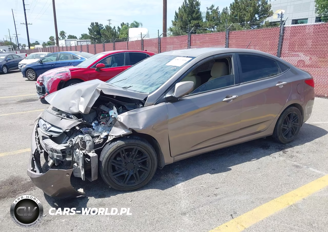 2013 Hyundai Accent Gls VIN:KMHCT4AE6DU414075 - 2