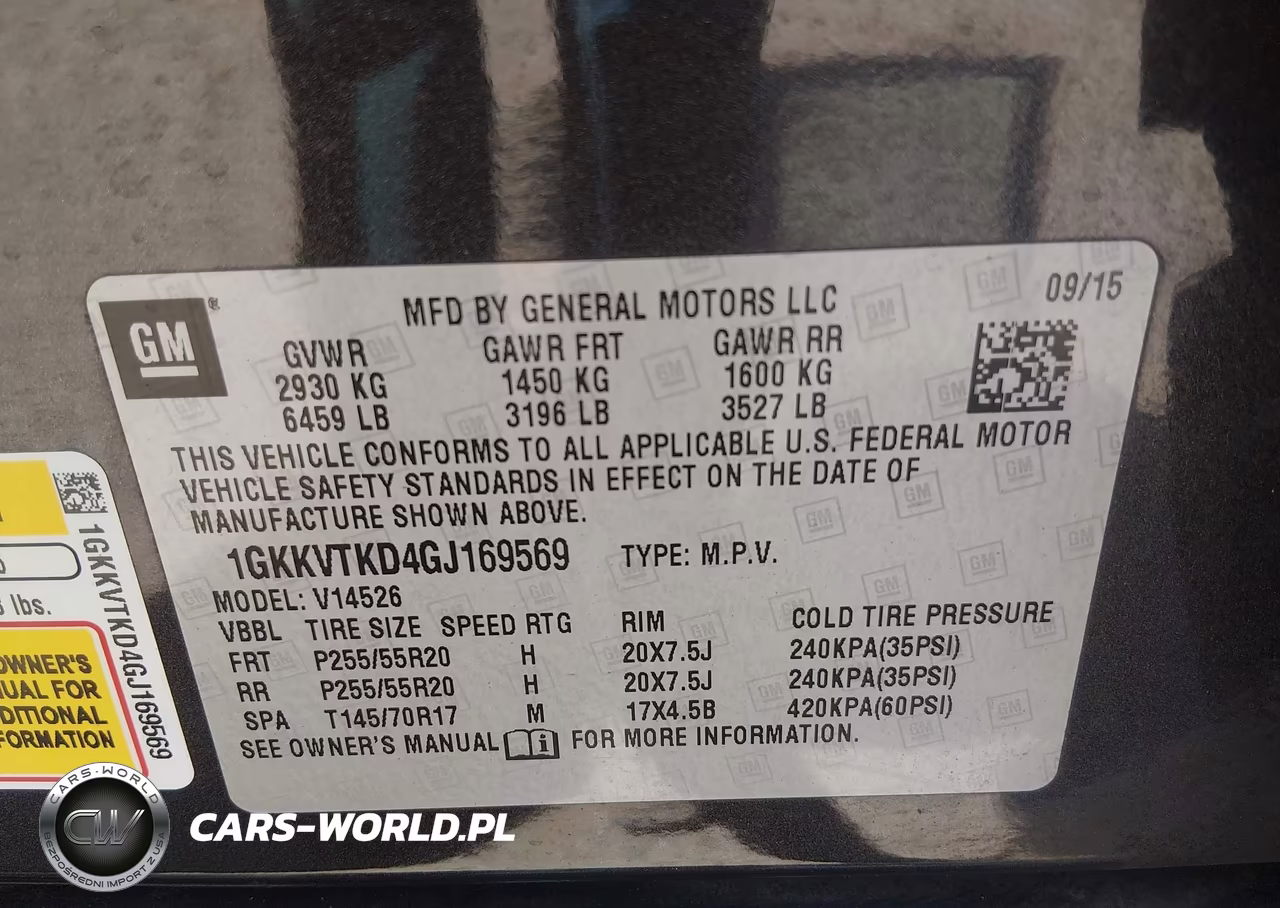 2016 GMC Acadia Denali VIN:1GKKVTKD4GJ169569 - 9