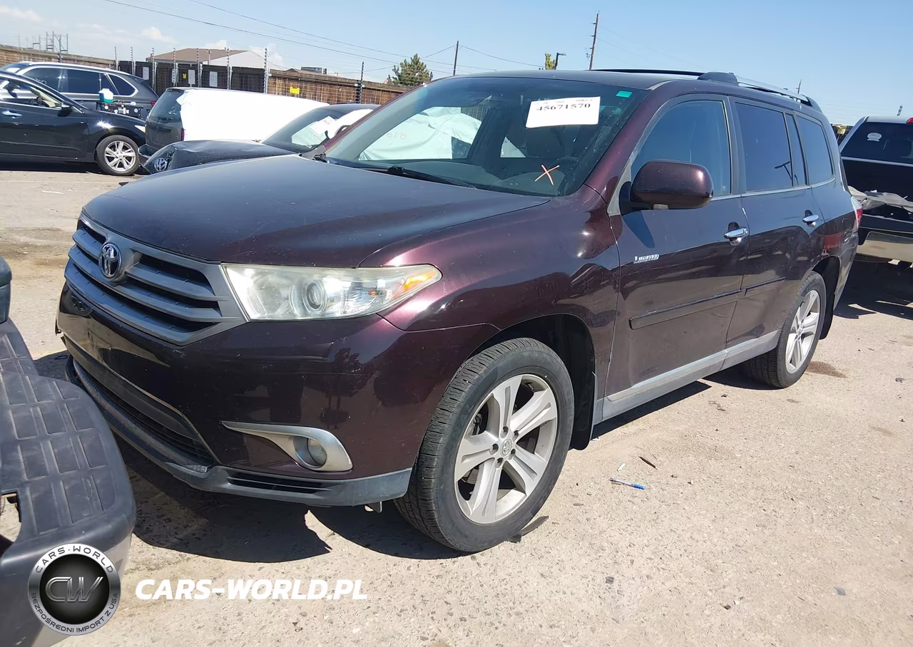 2013 Toyota Highlander Limited V6 VIN:5TDDK3EH1DS216793 - 2