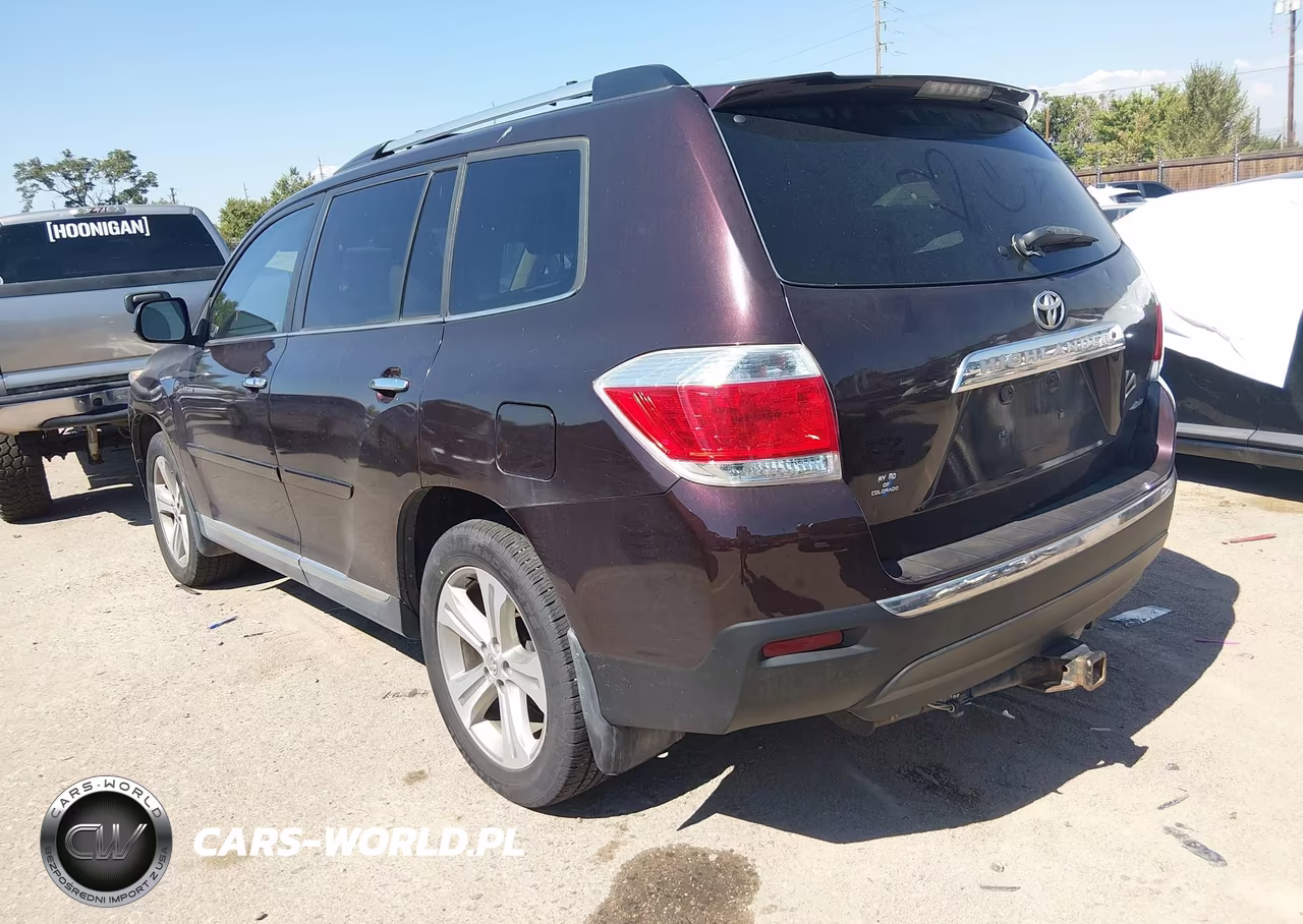 2013 Toyota Highlander Limited V6 VIN:5TDDK3EH1DS216793 - 3