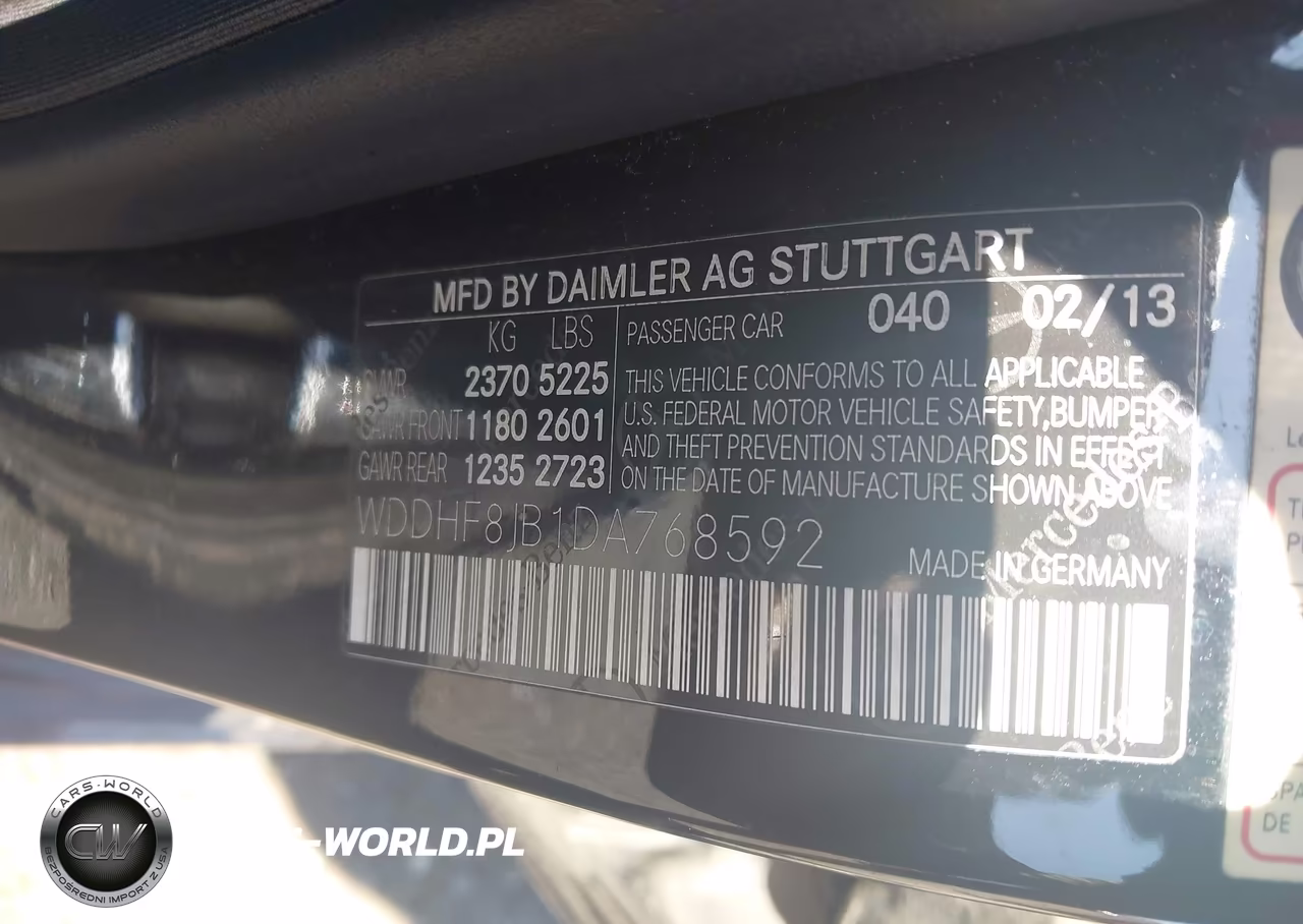 2013 Mercedes-Benz E 350 4Matic VIN:WDDHF8JB1DA768592 - 9