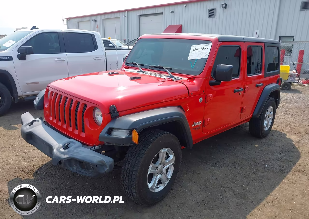 2019 Jeep Wrangler Unlimited Sport S 4X4 VIN:1C4HJXDN7KW594665 - 2