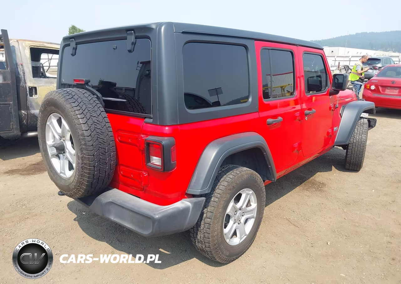 2019 Jeep Wrangler Unlimited Sport S 4X4 VIN:1C4HJXDN7KW594665 - 4