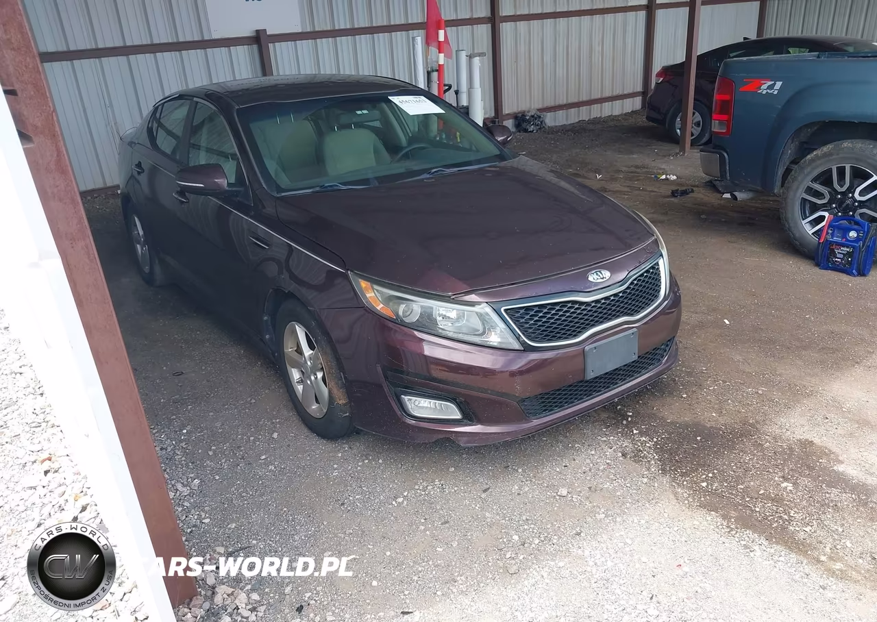 2014 Kia Optima Lx VIN:5XXGM4A70EG261804 - 1