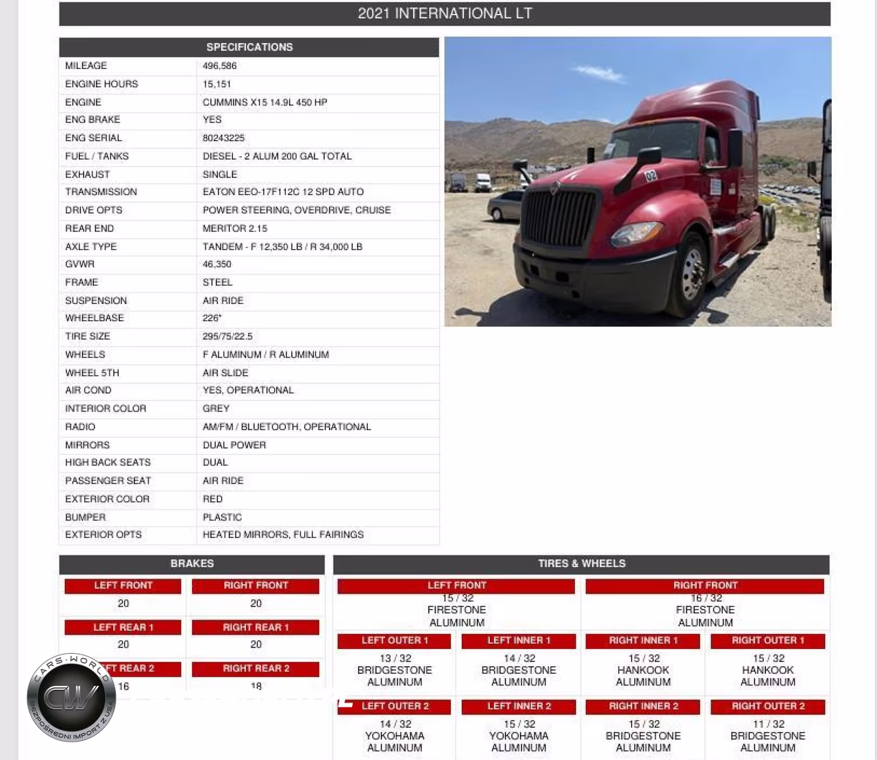 2021 International Lt VIN:3HSDZAPR1MN102672 - 22