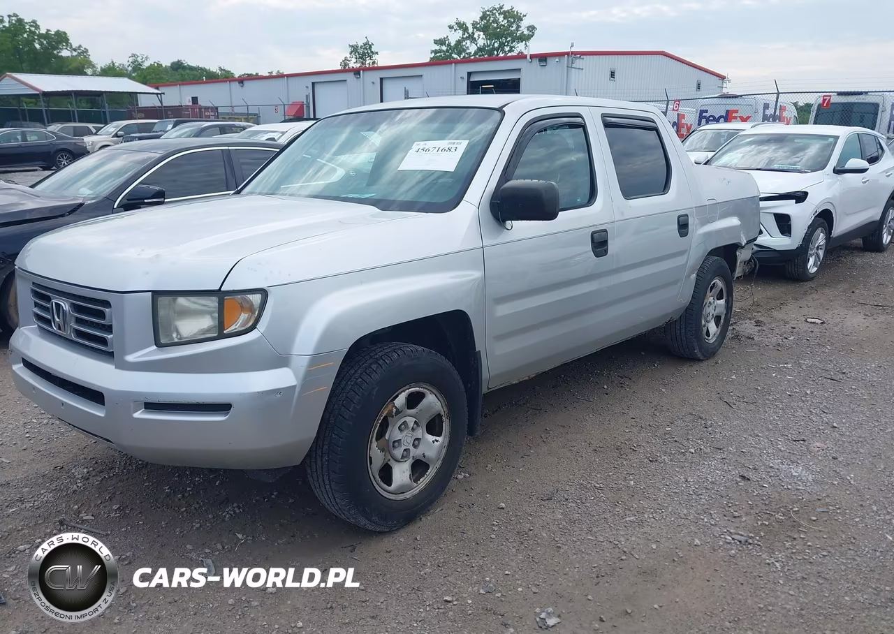 2007 Honda Ridgeline Rt VIN:2HJYK162X7H526889 - 2