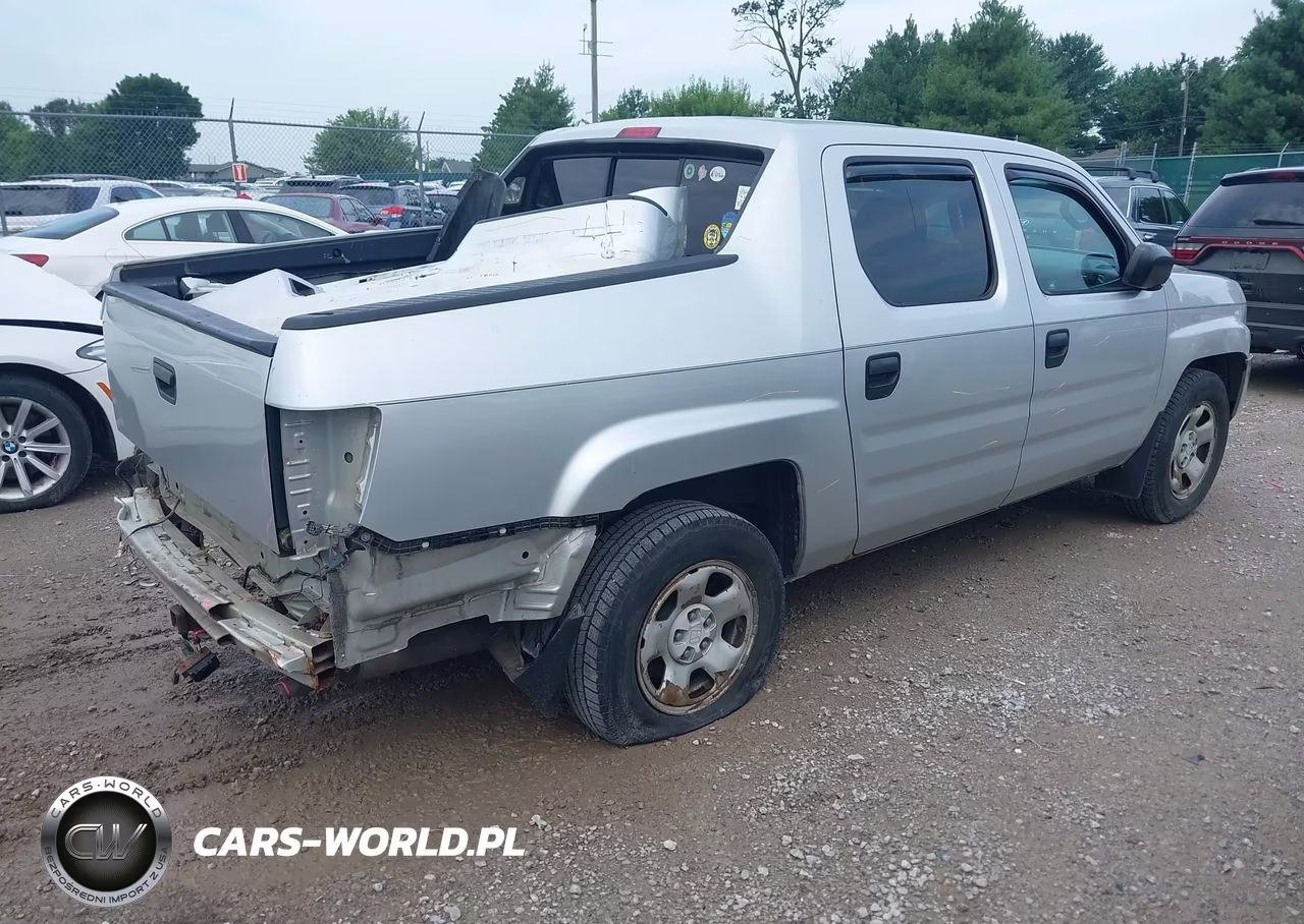 2007 Honda Ridgeline Rt VIN:2HJYK162X7H526889 - 4